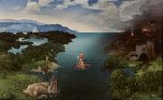 PATENIER, Joachim Landscape with Charon's Bark (mk08) Sweden oil painting reproduction